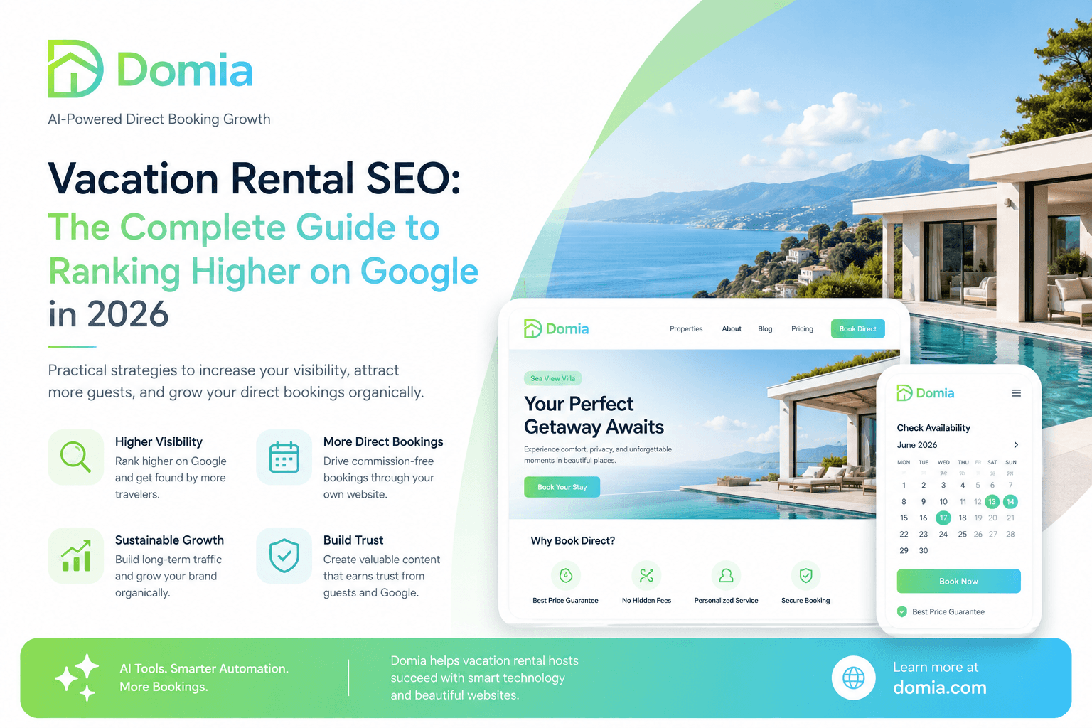 Vacation Rental SEO: The Complete Guide to Ranking Higher on Google in 2026