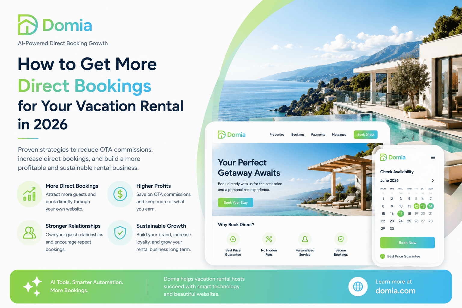 How to Get More Direct Bookings for Your Vacation Rental in 2026